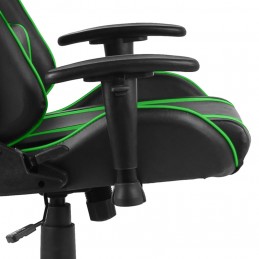 Acquista Sedia da Gaming Girevole Verde in PVC con riferimento GHV-20480 della ditta 