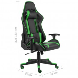 Acquista Sedia da Gaming Girevole Verde in PVC con riferimento GHV-20480 della ditta 