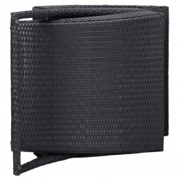 Acquista Lettino Prendisole con Cuscino in Polyrattan Nero con riferimento GHV-46539 della ditta 