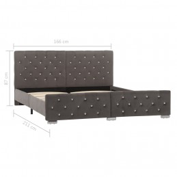 Acquista Giroletto Grigio in Velluto 160x200 cm con riferimento GHV-286833 della ditta 