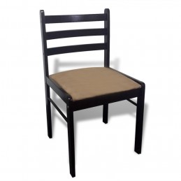 Acquista Sedie da Pranzo 6 pz Marroni in Legno Massello e Velluto con riferimento GHV-272091 della ditta 