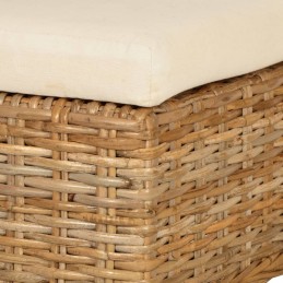 Acquista Sedie Sala da Pranzo 4 pz in Rattan Kubu e Legno di Mango con riferimento GHV-274362 della ditta 