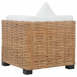 Acquista Divano Angolare con Cuscini in Rattan Naturale con riferimento GHV-286279 della ditta GARDENHOME