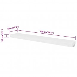 Acquista Mensole a Parete 4 pz Bianche 100 cm con riferimento GHV-275999 della ditta 