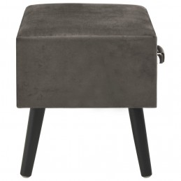 Acquista Comodini Grigi 2 pz 40x35x40 cm in Velluto con riferimento GHV-276386 della ditta 