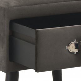 Acquista Comodini Grigi 2 pz 40x35x40 cm in Velluto con riferimento GHV-276386 della ditta 