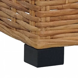 Acquista Poggiapiedi con Cuscino in Rattan Naturale con riferimento GHV-286281 della ditta GARDENHOME