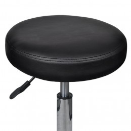 Acquista Sgabelli da Ufficio 2 pz Neri 35,5x84 cm in Similpelle con riferimento GHV-277176 della ditta 