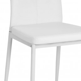 Acquista Sedie da Pranzo 6 pz Bianche in Similpelle con riferimento GHV-275436 della ditta 