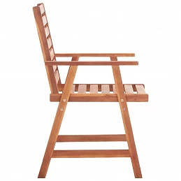 Acquista Sedie da Pranzo da Esterni 4 pz in Legno Massello di Acacia con riferimento GHV-3051100 della ditta GARDENHOME