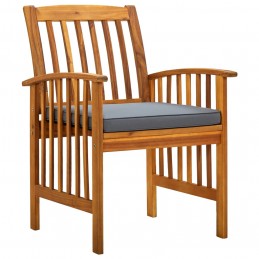 Acquista Sedie da Pranzo per Giardino 3pz Cuscini in Massello di Acacia con riferimento GHV-312131 della ditta 