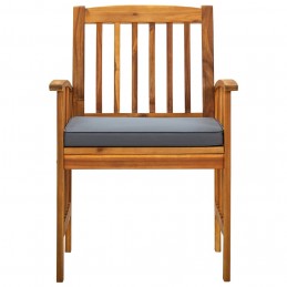 Acquista Sedie da Pranzo per Giardino 3pz Cuscini in Massello di Acacia con riferimento GHV-312131 della ditta 