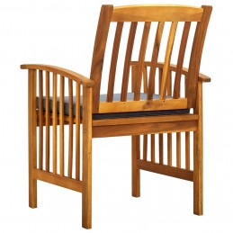 Acquista Sedie da Pranzo per Giardino 3pz Cuscini in Massello di Acacia con riferimento GHV-312131 della ditta 