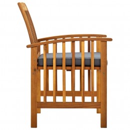 Acquista Sedie da Pranzo per Giardino 3pz Cuscini in Massello di Acacia con riferimento GHV-312131 della ditta 