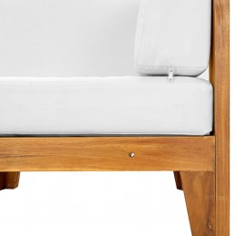 Acquista Set Divani da Giardino 2 pz con Cuscini in Massello d'Acacia con riferimento GHV-312146 della ditta 