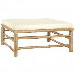 Acquista Set Divani da Giardino 3 pz con Cuscini Bianco Crema in Bambù con riferimento GHV-313142 della ditta 