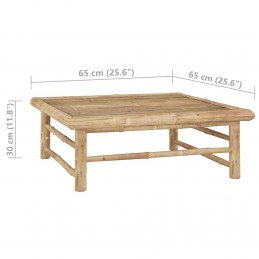 Acquista Set Divani da Giardino 3 pz con Cuscini Bianco Crema in Bambù con riferimento GHV-313142 della ditta 