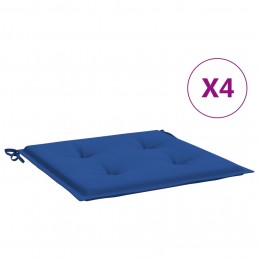 Acquista Cuscini per Sedia 4 pz Blu Reale 50x50x3 cm in Tessuto Oxford con riferimento GHV-314060 della ditta 