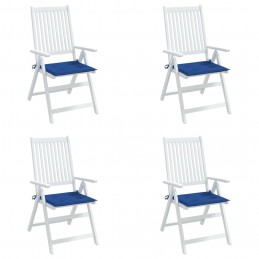 Acquista Cuscini per Sedia 4 pz Blu Reale 50x50x3 cm in Tessuto Oxford con riferimento GHV-314060 della ditta 