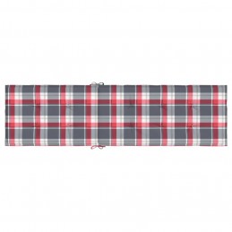 Acquista Cuscino per Sdraio Rosso a Quadri (75+105)x50x3 cm con riferimento GHV-314186 della ditta 
