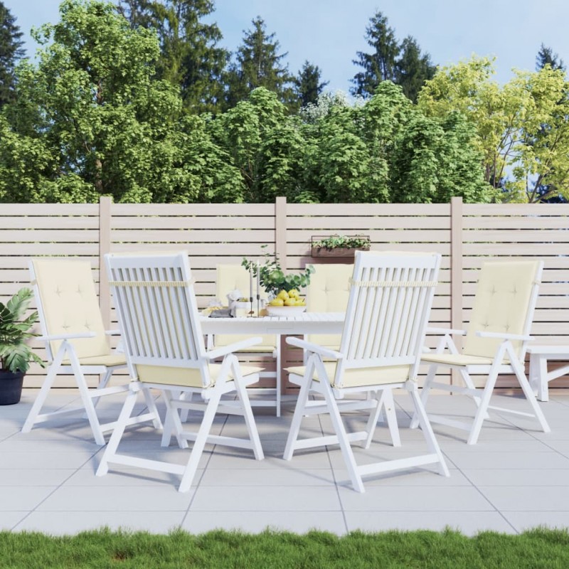 Acquista Cuscini per Sedie 6 pz Crema 120x50x3 cm in Tessuto con riferimento GHV-314106 della ditta 