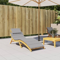 Acquista Cuscino per Lettino Grigio 186x58x3 cm in Tessuto Oxford con riferimento GHV-314159 della ditta 