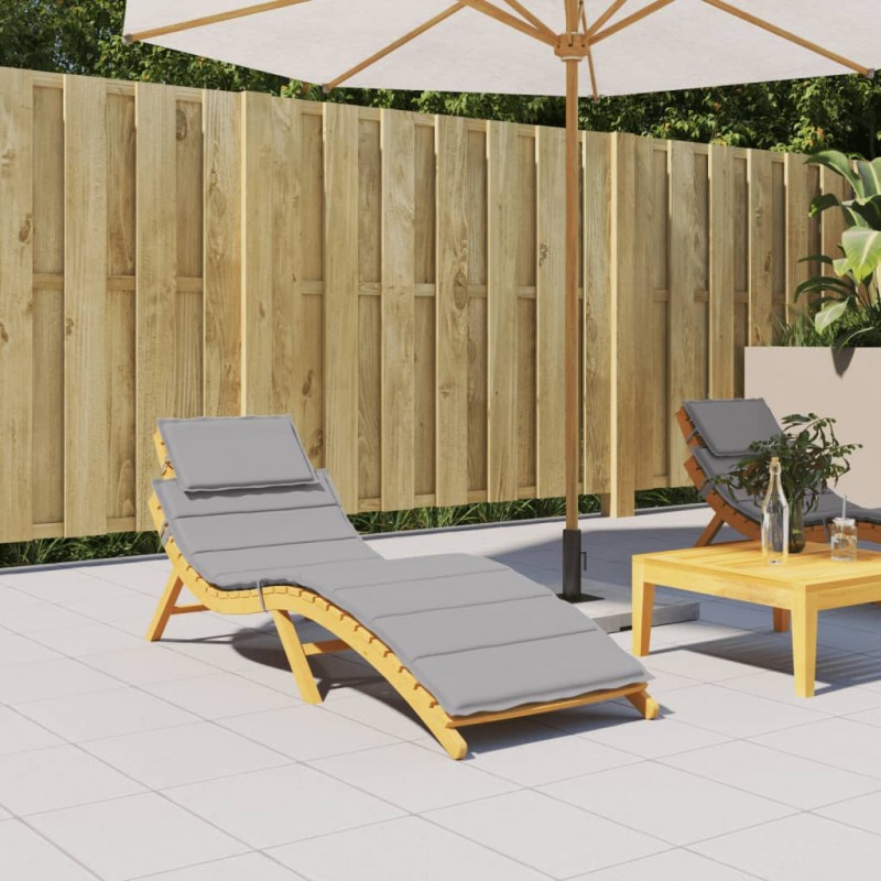 Acquista Cuscino per Lettino Grigio 186x58x3 cm in Tessuto Oxford con riferimento GHV-314159 della ditta 