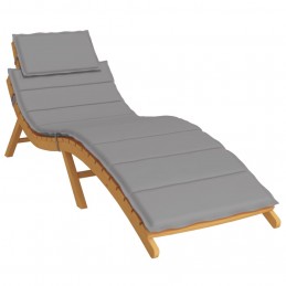 Acquista Cuscino per Lettino Grigio 186x58x3 cm in Tessuto Oxford con riferimento GHV-314159 della ditta 