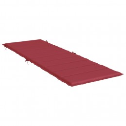 Acquista Cuscino per Lettino Rosso Vino 186x58x3 cm in Tessuto Oxford con riferimento GHV-314167 della ditta 