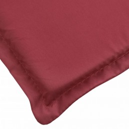 Acquista Cuscino per Lettino Rosso Vino 186x58x3 cm in Tessuto Oxford con riferimento GHV-314167 della ditta 
