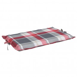 Acquista Cuscino per Lettino a Quadri Rossi 186x58x3cm in Tessuto Oxford con riferimento GHV-314171 della ditta 