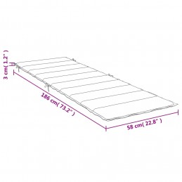 Acquista Cuscino per Lettino a Quadri Rossi 186x58x3cm in Tessuto Oxford con riferimento GHV-314171 della ditta 