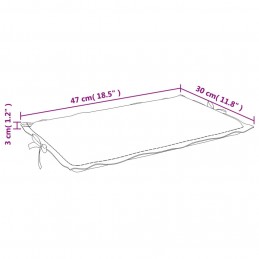 Acquista Cuscino per Lettino a Quadri Rossi 186x58x3cm in Tessuto Oxford con riferimento GHV-314171 della ditta 