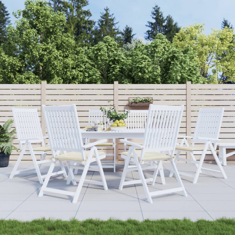 Acquista Cuscini per Sedia 6 pz Crema 50x50x3 cm in Tessuto Oxford con riferimento GHV-314043 della ditta 