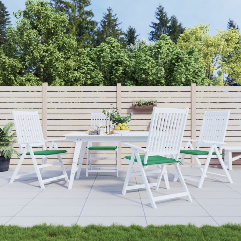 Acquista Cuscini per Sedia 4 pz Verdi 50x50x3 cm in Tessuto Oxford con riferimento GHV-314048 della ditta 