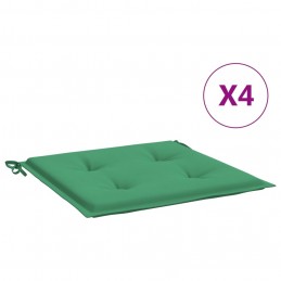 Acquista Cuscini per Sedia 4 pz Verdi 50x50x3 cm in Tessuto Oxford con riferimento GHV-314048 della ditta 