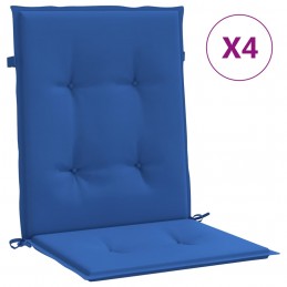 Acquista Cuscini per Sedia 4 pz Blu Reale 100x50x3 cm in Tessuto Oxford con riferimento GHV-314144 della ditta 