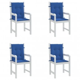 Acquista Cuscini per Sedia 4 pz Blu Reale 100x50x3 cm in Tessuto Oxford con riferimento GHV-314144 della ditta 