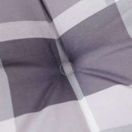 Acquista Cuscino per Panca a Quadri Grigi 180x50x3 cm Tessuto Oxford con riferimento GHV-314097 della ditta 