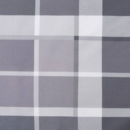 Acquista Cuscino per Panca a Quadri Grigi 180x50x3 cm Tessuto Oxford con riferimento GHV-314097 della ditta 