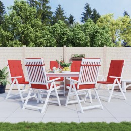 Acquista Cuscini per Sedie 6 pz Rossi 120x50x3 cm in Tessuto con riferimento GHV-314110 della ditta 