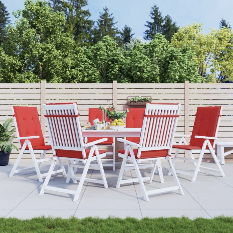 Acquista Cuscini per Sedie 6 pz Rossi 120x50x3 cm in Tessuto con riferimento GHV-314110 della ditta 