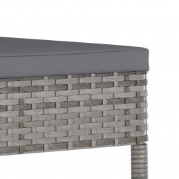 Acquista Sedie da Pranzo per Giardino 4 pz in Polyrattan Grigio con riferimento GHV-315109 della ditta 