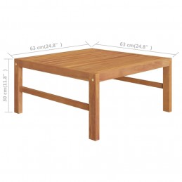 Acquista Set Divani Giardino 2 pz Cuscini Grigio Scuro in Legno di Teak con riferimento GHV-316117 della ditta 