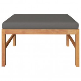 Acquista Set Divani Giardino 3 pz Cuscini Grigio Scuro in Legno di Teak con riferimento GHV-316115 della ditta 