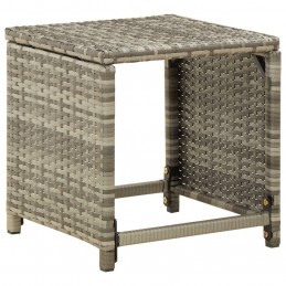 Acquista Sgabelli da Giardino 4 pz con Cuscini in Polyrattan Grigi con riferimento GHV-316873 della ditta 
