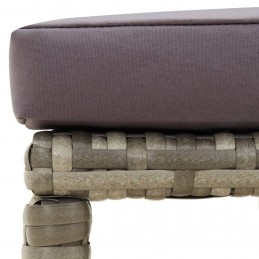 Acquista Sgabelli da Giardino 4 pz con Cuscini in Polyrattan Grigi con riferimento GHV-316873 della ditta 