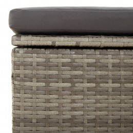 Acquista Set Divani da Giardino 3 pz con Cuscini in Polyrattan Grigio con riferimento GHV-318675 della ditta 