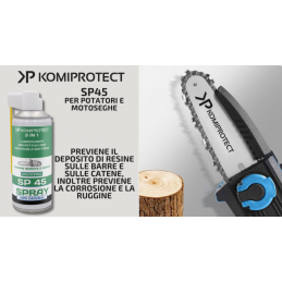Acquista Lubrificante protettivo per potatori a batteria SP45 con riferimento K695 della ditta KOMIPROTECT