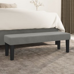 Acquista Panca Grigio Chiaro 100x30x30 cm in Velluto con riferimento GHV-346666 della ditta 